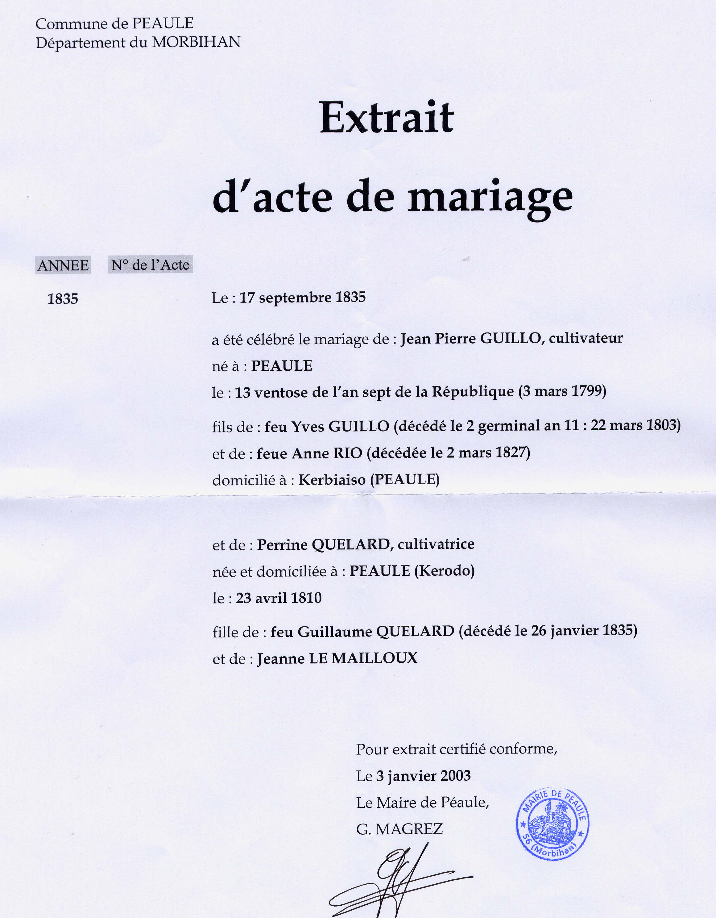 Mariage Guillo Jean Pierre Quelard Perrine.jpg